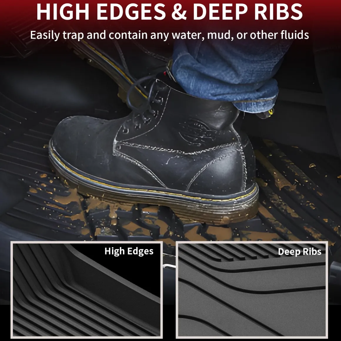 Fit for 2021-2024 Tesla Model S Custom Floor Mats or Frunk & Trunk Well & Cargo Mats