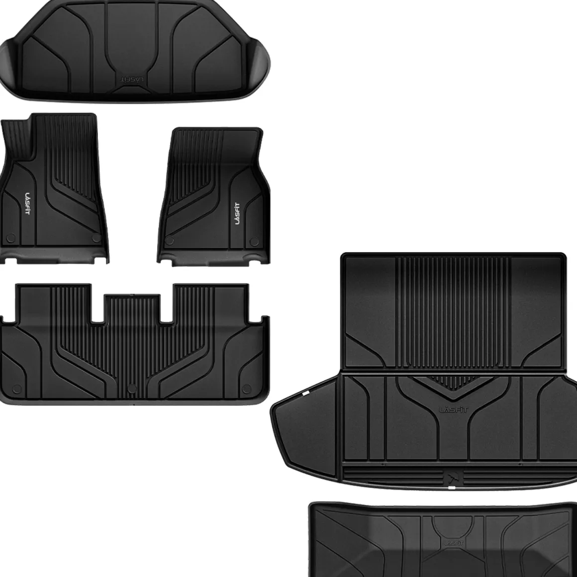 Fit for 2021-2024 Tesla Model S Custom Floor Mats or Frunk & Trunk Well & Cargo Mats