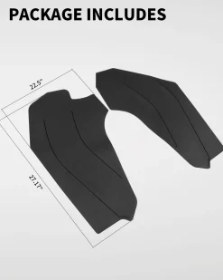 Fit For 2020-2023 Tesla Model Y Center Console Side Anti Kick Pads Water Resistant & Dirt Protector Cover Pad Matte Console Protector Interior Accessories