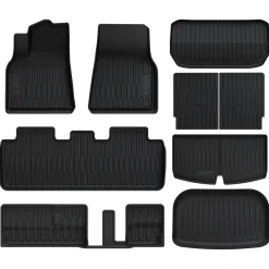 Fit for 2020-2025 Tesla Model Y Custom TPE Floor Mats or Cargo Mat