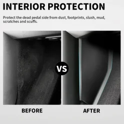 Fit For 2020-2023 Tesla Model Y Door Sill Protector Matte TPE & ABS Front and Rear Door Entry Guard Decoration Scuff Plate Accessories, Don't fit 7 Seats