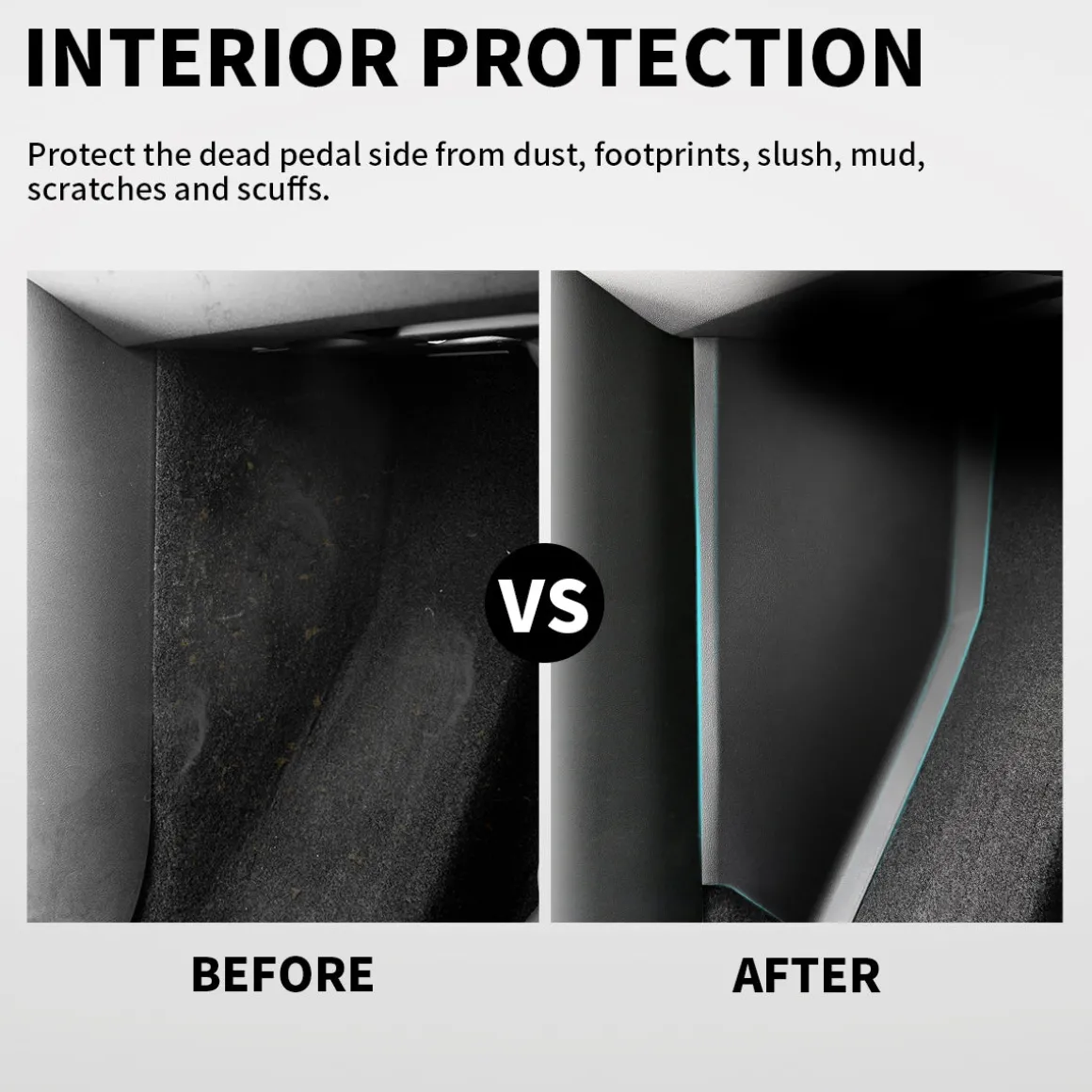 Fit For 2020-2023 Tesla Model Y Door Sill Protector Matte TPE & ABS Front and Rear Door Entry Guard Decoration Scuff Plate Accessories, Don't fit 7 Seats