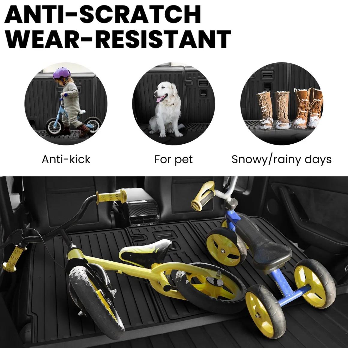 Fit for 2026 Tesla Model Y Floor Mats or Cargo or Frunk Liner or Trunk Well or Seatback Mats, Only Fit 5 seats