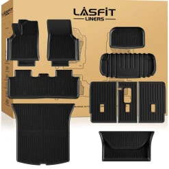 Fit for 2026 Tesla Model Y Floor Mats or Cargo or Frunk Liner or Trunk Well or Seatback Mats, Only Fit 5 seats