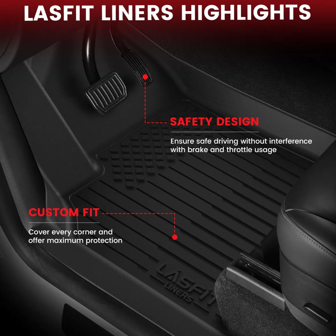 Fit for 2026 Tesla Model Y Floor Mats or Cargo or Frunk Liner or Trunk Well or Seatback Mats, Only Fit 5 seats