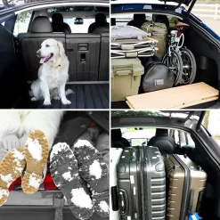 Fit For 2020-2025 Tesla Model Y Second Row Seats Back Cover Mats All Weather, Fit 5-Seater & 7-Seater