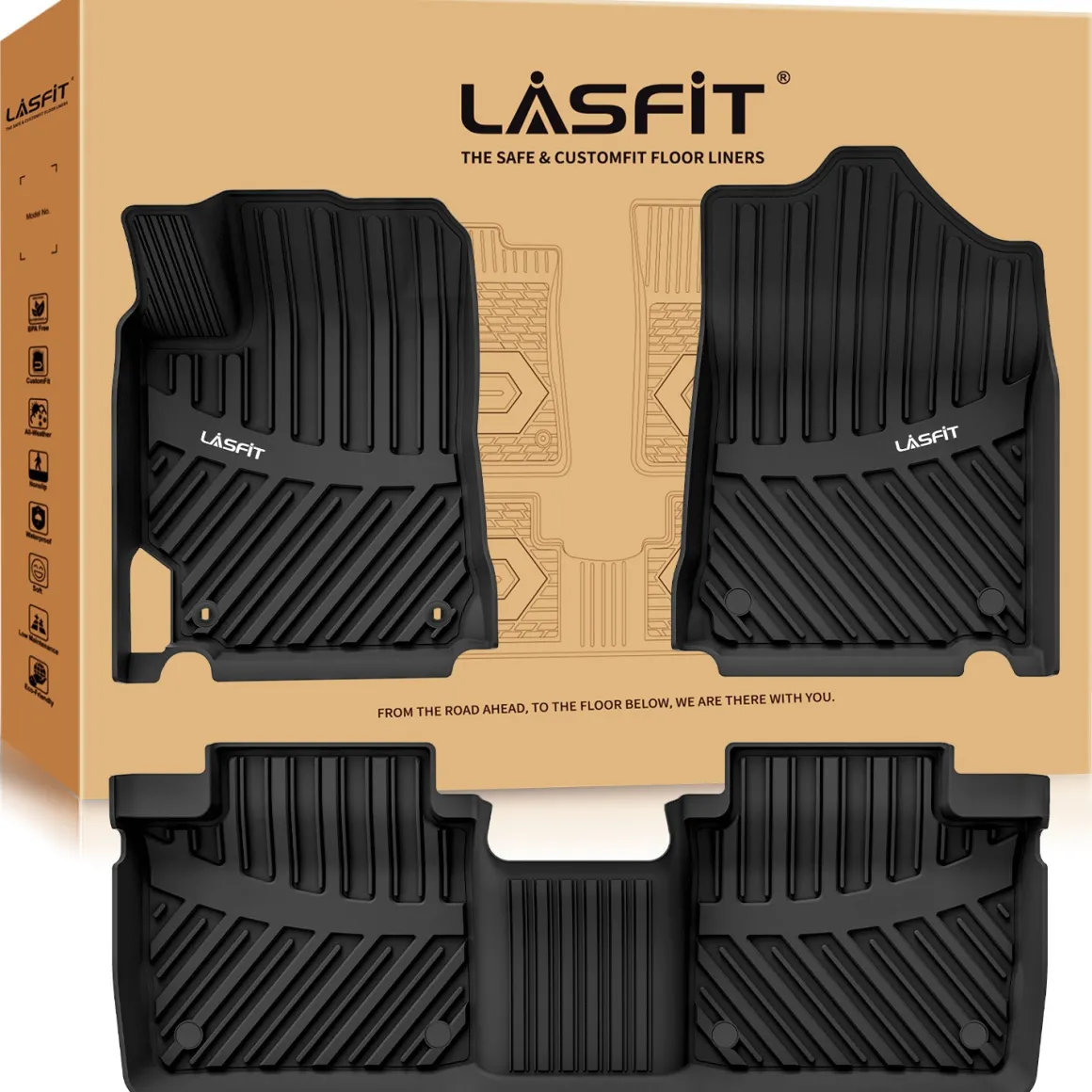 Fit for 2015-2017 Toyota Camry Custom Floor Mats & Cargo Mat