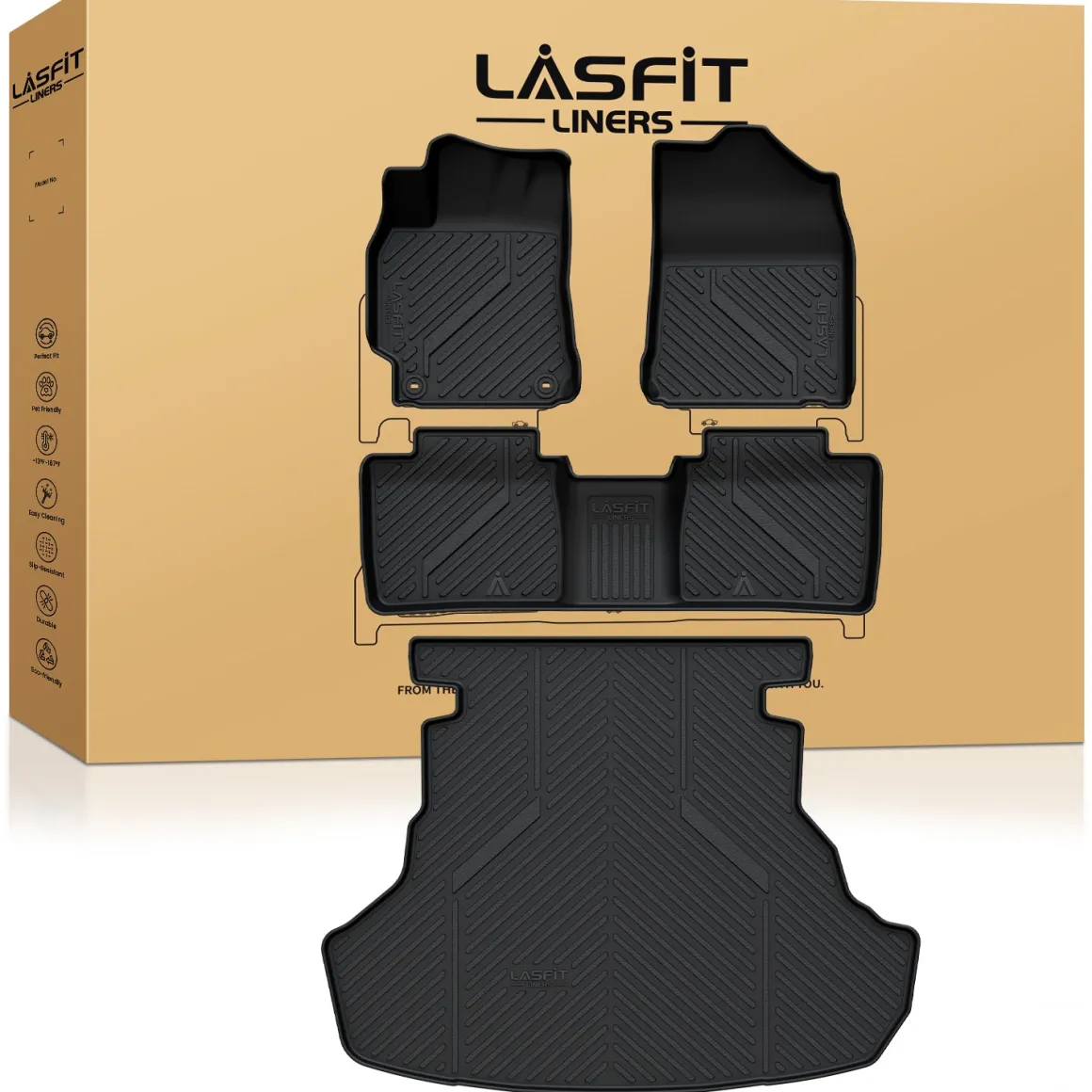 Fit for 2015-2017 Toyota Camry Custom Floor Mats & Cargo Mat