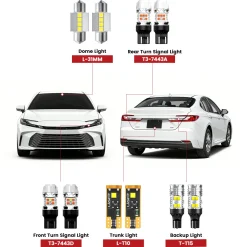 Fit for 2025-2026 Toyota Camry LED Bulbs Upgrade | Tested and Verified