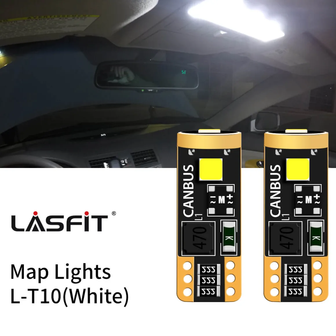 Fit for 2007-2009 Toyota Camry LED Bulbs H11 Exterior Interior Lights Plug and Play