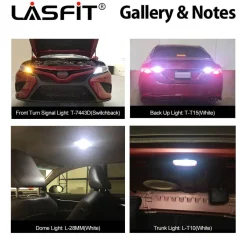 Fit for 2018-2024 Toyota Camry LED Exterior Interior Lights Upgrade | Tested and Verified