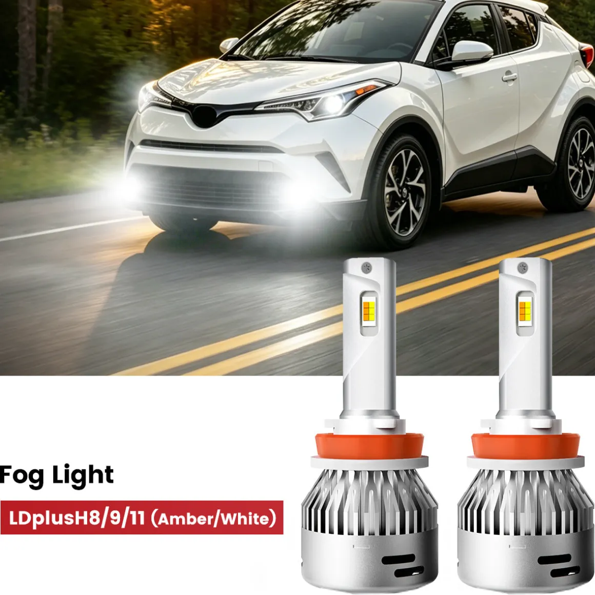 Fit for 2018-2019 Toyota C-HR LED Bulbs Upgrade