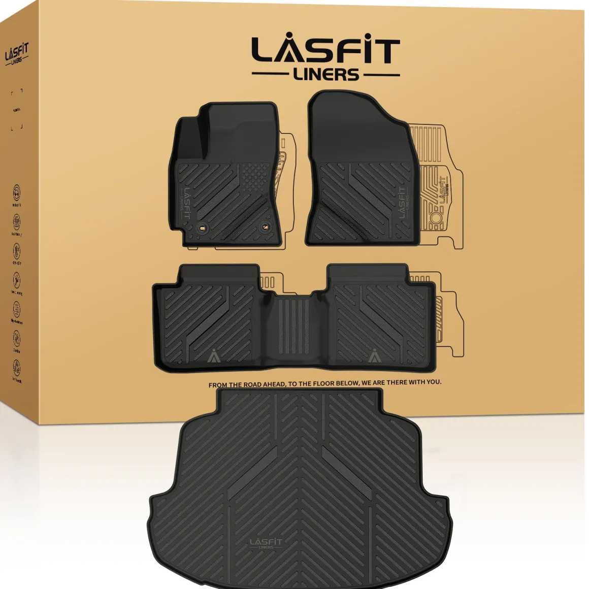 Fit for 2014-2019 Toyota Corolla Floor Mats & Cargo Mat
