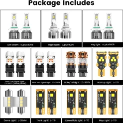 Fit for 2001-2008 Toyota Corolla LED Bulbs Upgrade