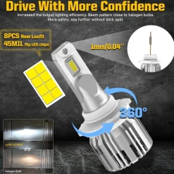 Fit for 2001-2008 Toyota Corolla LED Bulbs Upgrade
