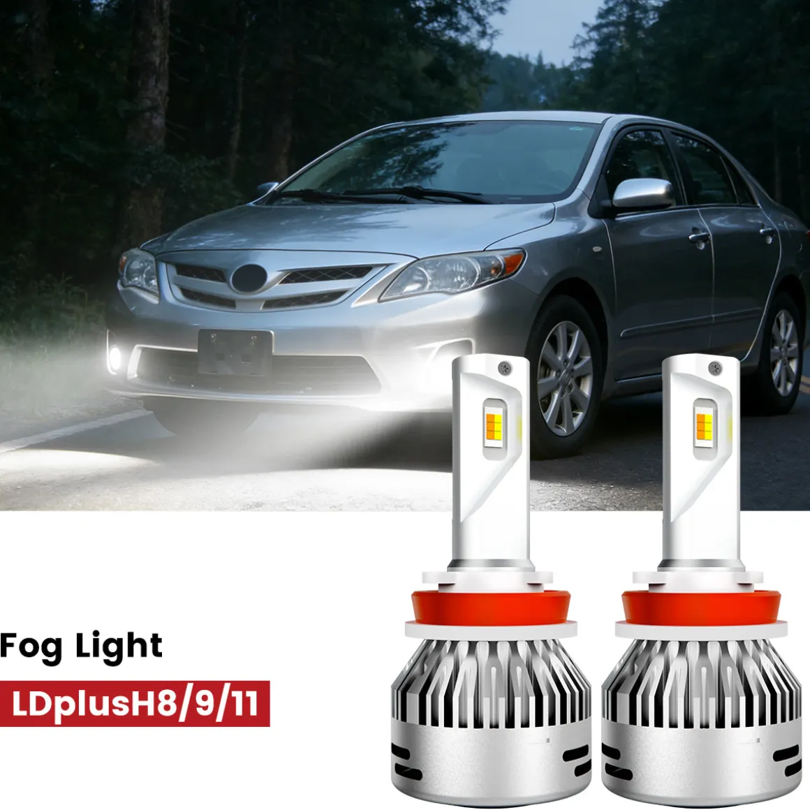 Fit for 2009-2013 Toyota Corolla LED Bulbs Upgrade