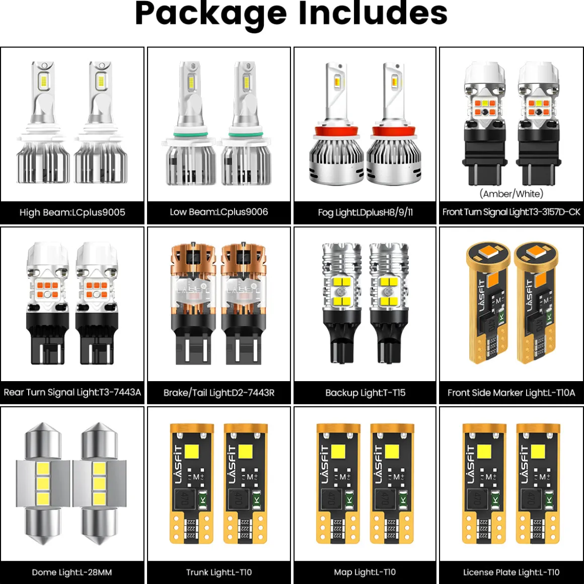 Fit for 2009-2013 Toyota Corolla LED Bulbs Upgrade
