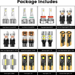 Fit for 2009-2013 Toyota Corolla LED Bulbs Upgrade