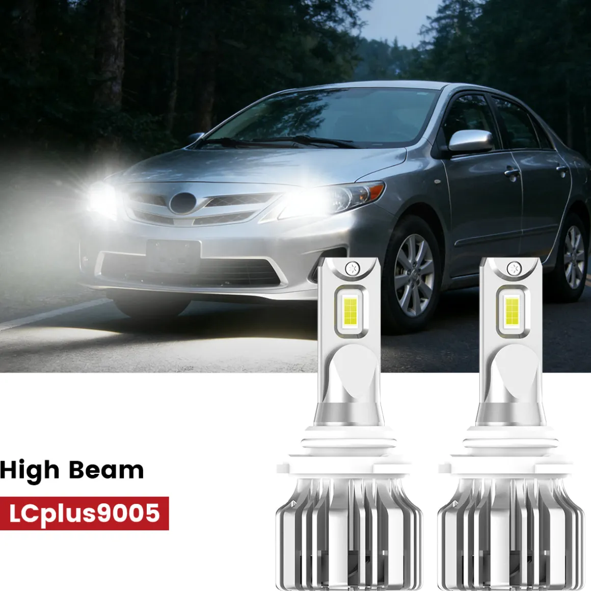 Fit for 2009-2013 Toyota Corolla LED Bulbs Upgrade