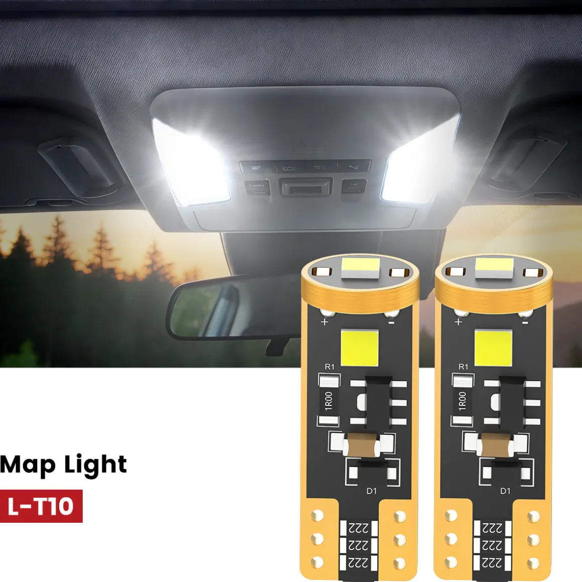Fit for 2020-2026 Toyota Highlander LED Bulbs Upgrade