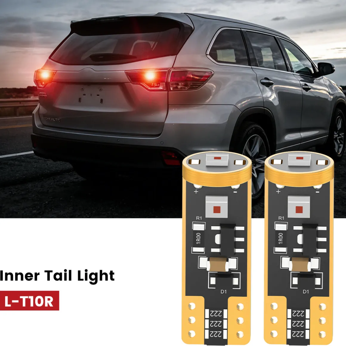 Fit for 2014-2016 Toyota Highlander LED Bulbs Exterior Interior Lights