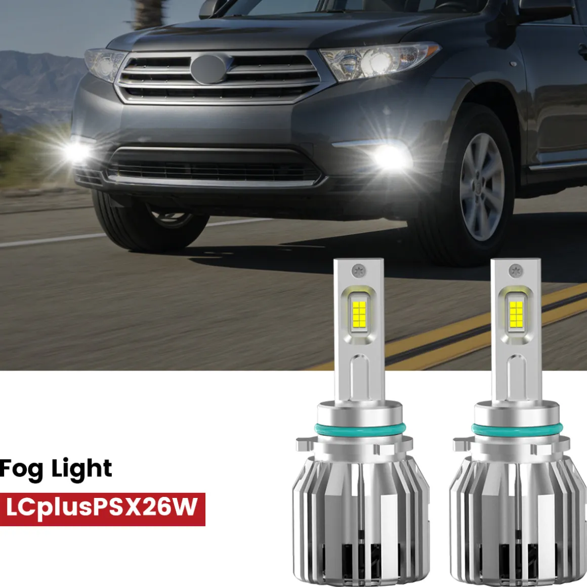 Fit for 2011-2013 Toyota Highlander LED Bulbs Upgrade
