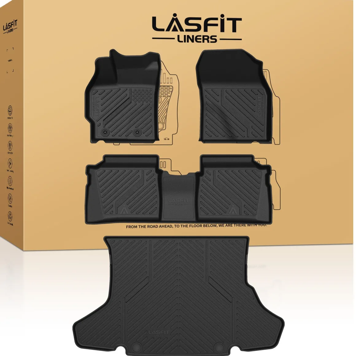 Fit for 2010-2011 Toyota Prius Floor Mats or Cargo Mat