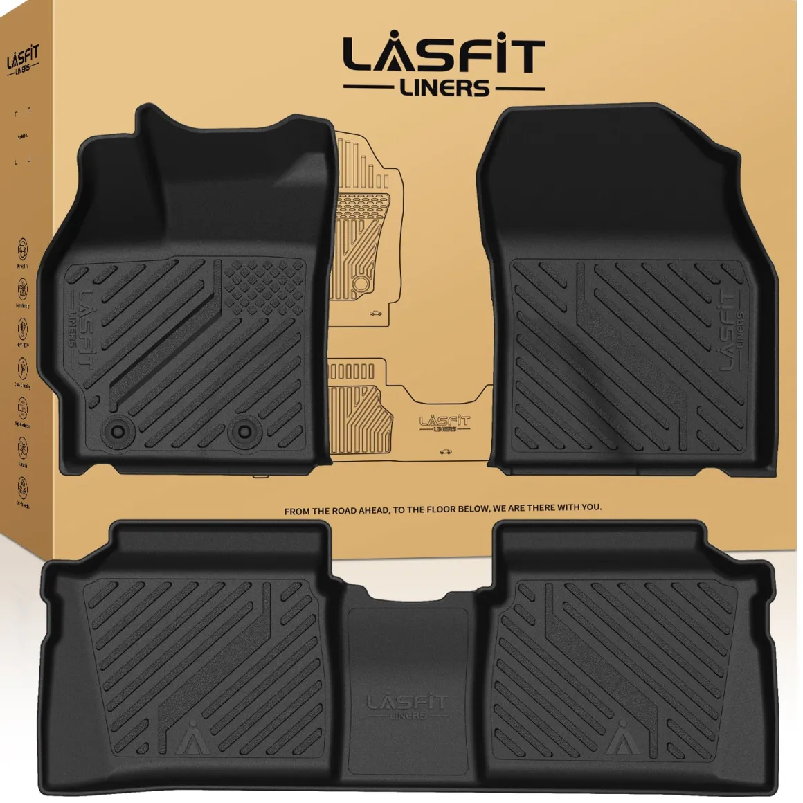 Fit for 2010-2011 Toyota Prius Floor Mats or Cargo Mat
