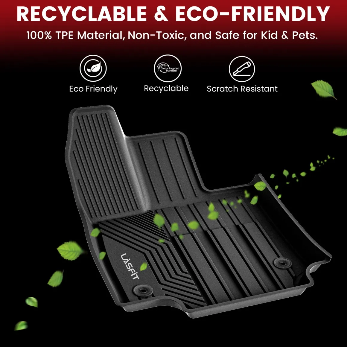 Fit for 2019-2025 Toyota RAV4 All-weather TPE Floor Mats & Cargo Mat