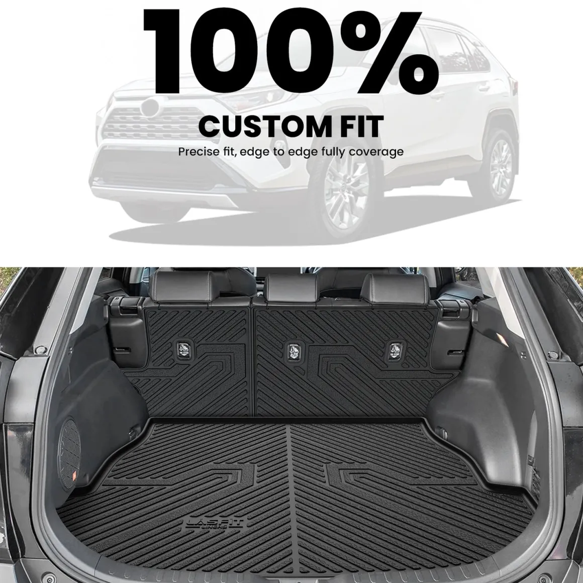 Fit for 2019-2025 Toyota RAV4 All-weather TPE Floor Mats & Cargo Mat