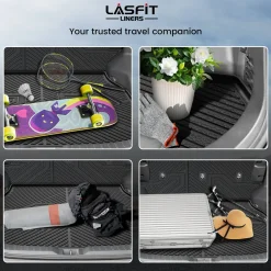 Fit for 2019-2025 Toyota RAV4 All-weather TPE Floor Mats & Cargo Mat