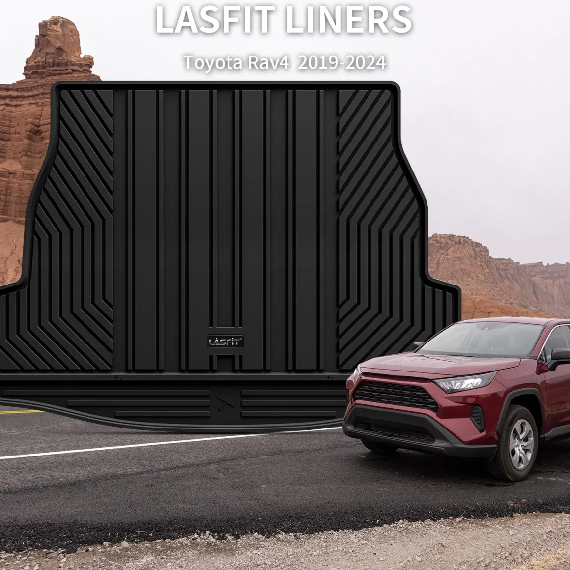 Fit for 2019-2025 Toyota RAV4 All-weather TPE Floor Mats & Cargo Mat
