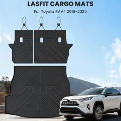 Fit for 2019-2025 Toyota RAV4 All-weather TPE Floor Mats & Cargo Mat