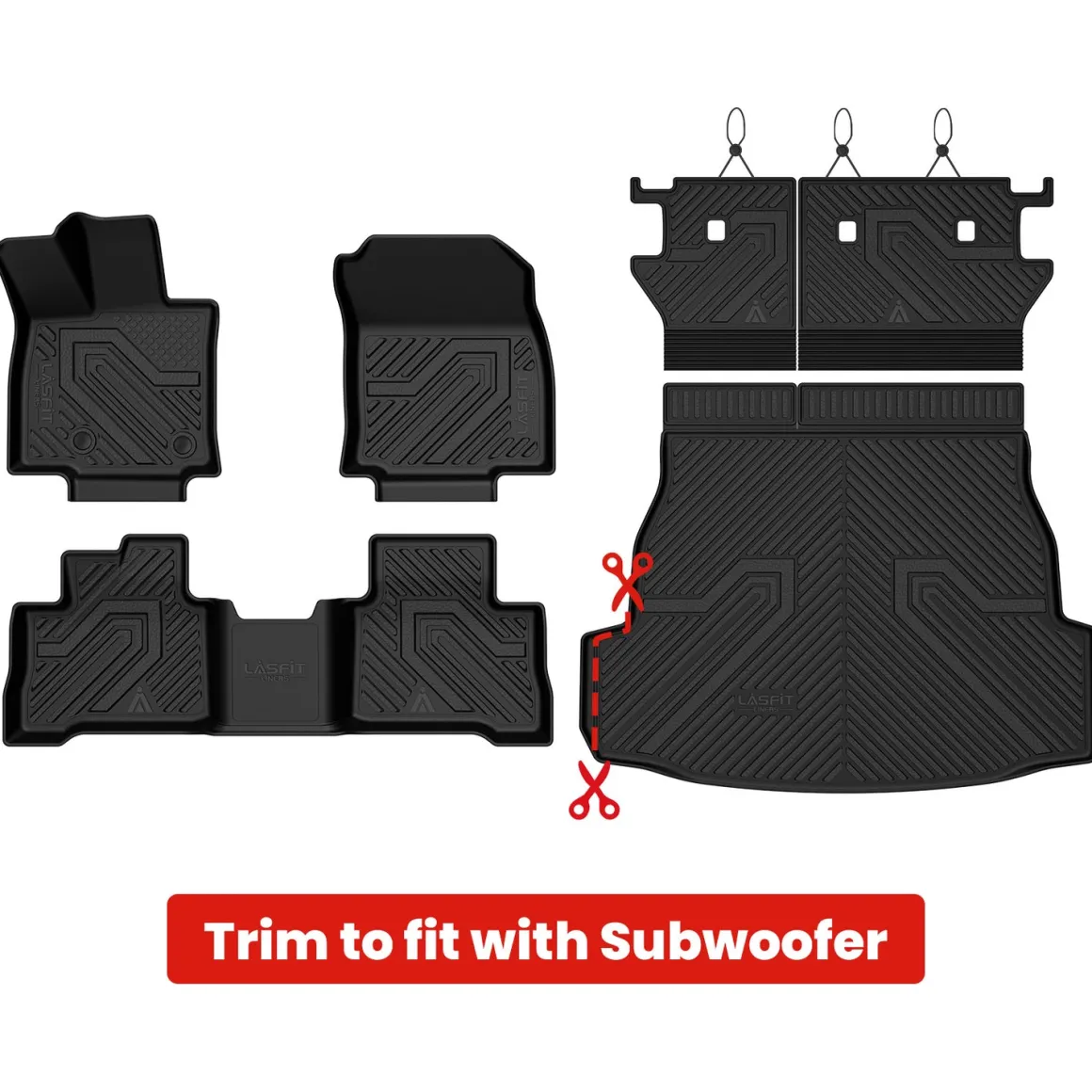 Fit for 2026 Toyota RAV4 Hybrid or RAV4 PHEV Floor Mats or Seatback & Cargo Mats