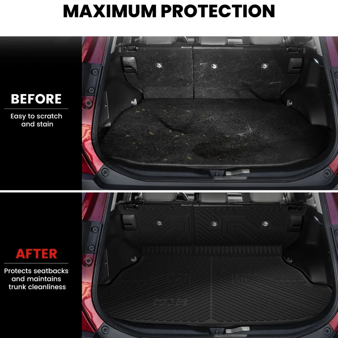 Fit for 2026 Toyota RAV4 Hybrid or RAV4 PHEV Floor Mats or Seatback & Cargo Mats