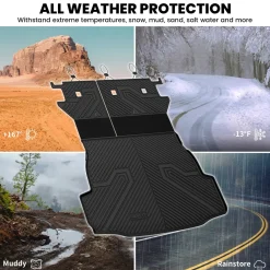 Fit for 2026 Toyota RAV4 Hybrid or RAV4 PHEV Floor Mats or Seatback & Cargo Mats