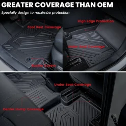 Fit for 2026 Toyota RAV4 Hybrid or RAV4 PHEV Floor Mats or Seatback & Cargo Mats