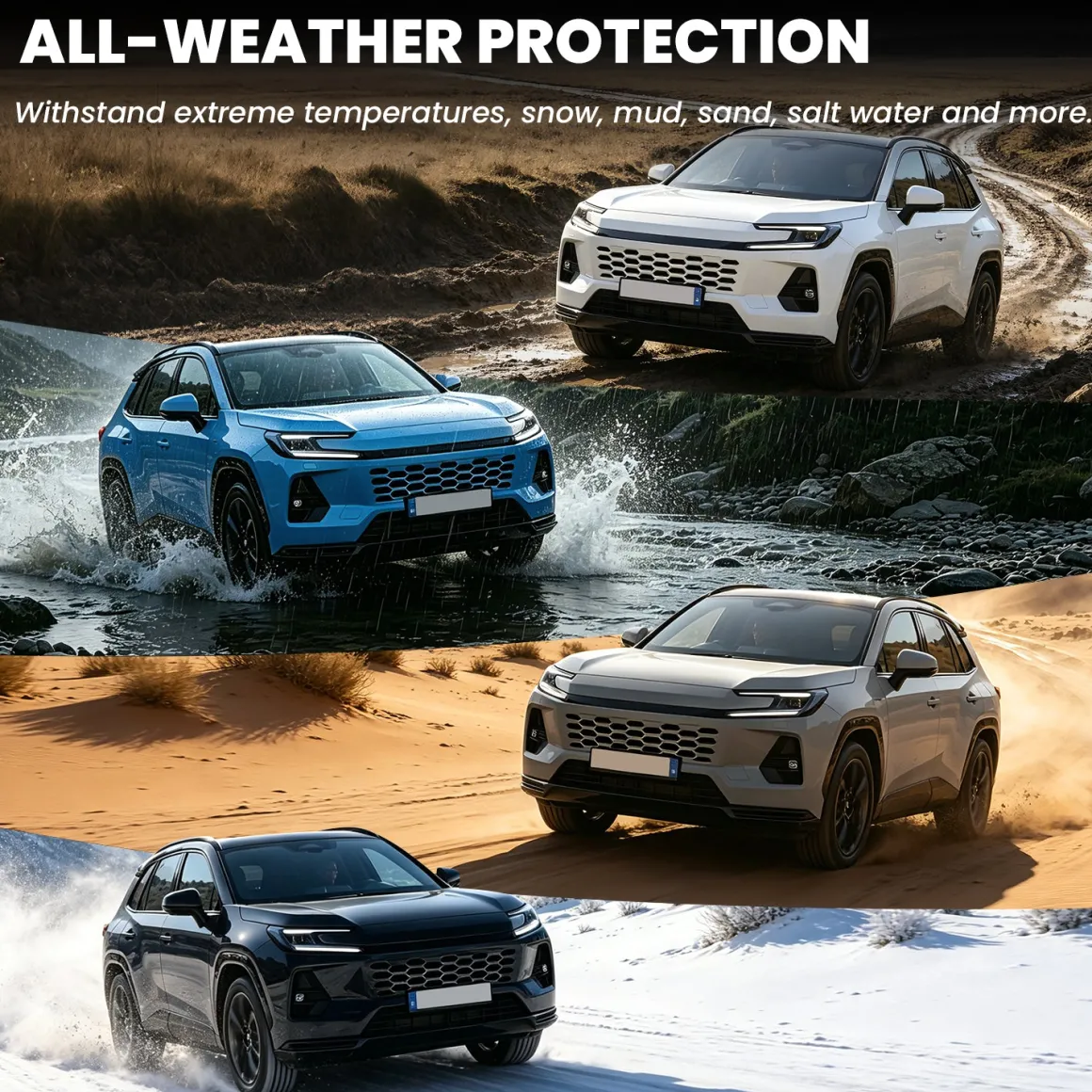 Fit for 2026 Toyota RAV4 Hybrid or RAV4 PHEV Floor Mats or Seatback & Cargo Mats