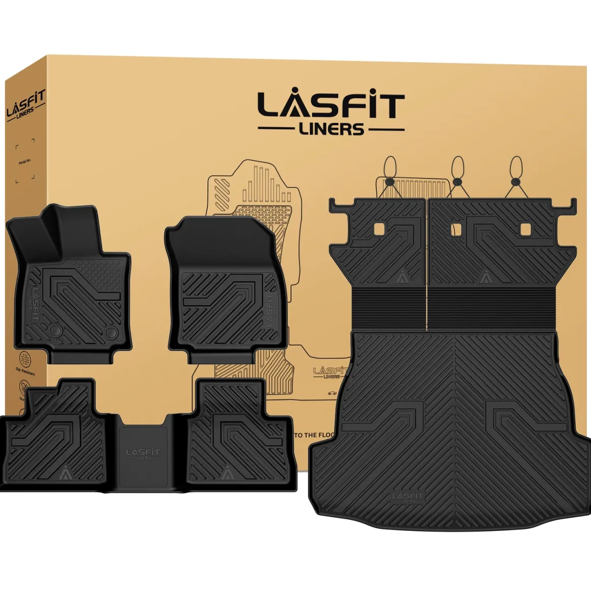 Fit for 2026 Toyota RAV4 Hybrid or RAV4 PHEV Floor Mats or Seatback & Cargo Mats