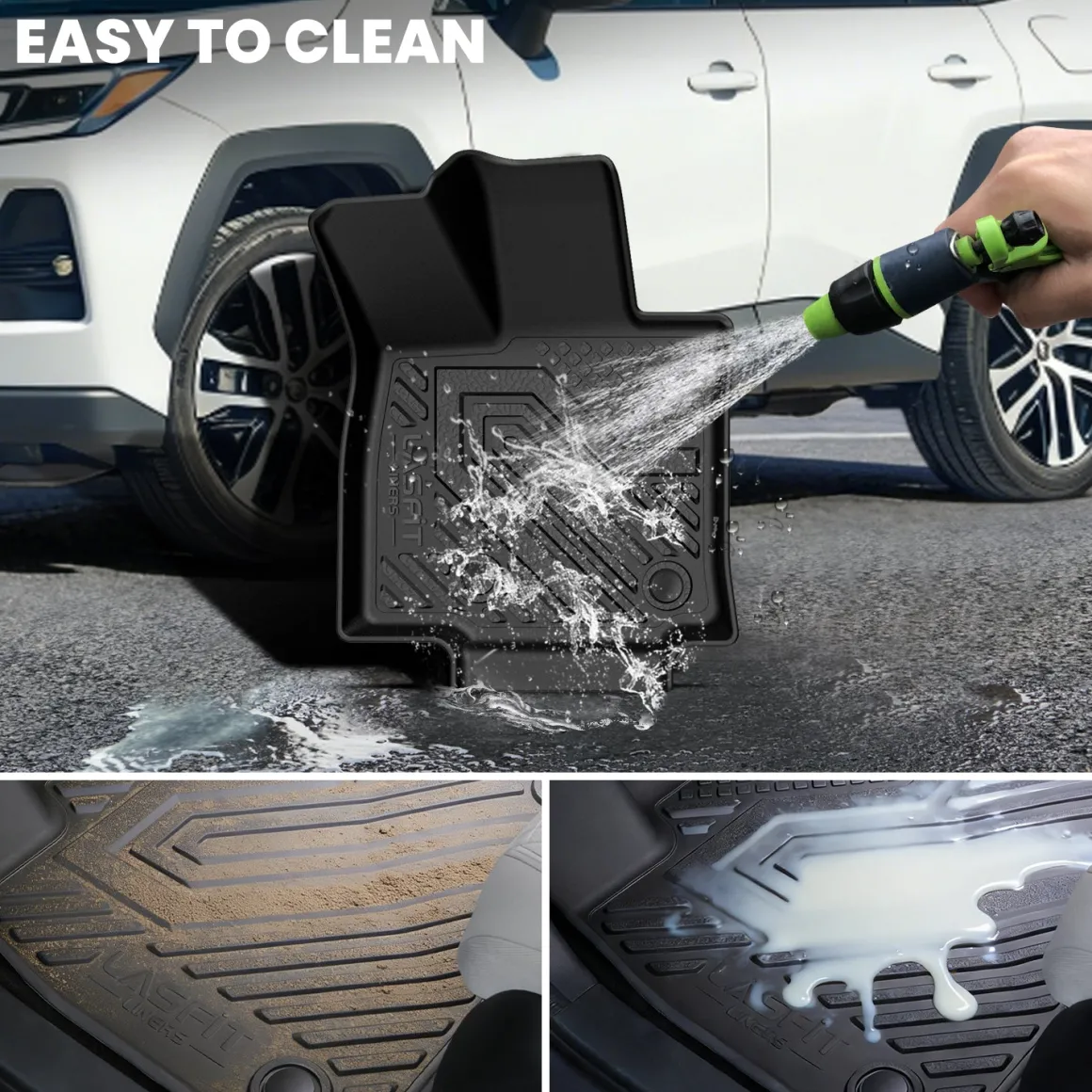 Fit for 2026 Toyota RAV4 Hybrid or RAV4 PHEV Floor Mats or Seatback & Cargo Mats