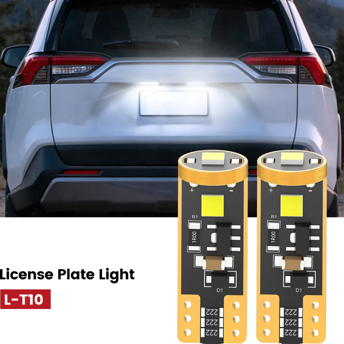 Fit for 2019-2021 Toyota RAV4 LED Bulbs Upgrade