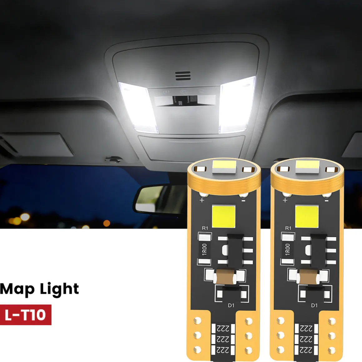 Fit for 2016-2018 Toyota RAV4 LED Bulbs Upgrade