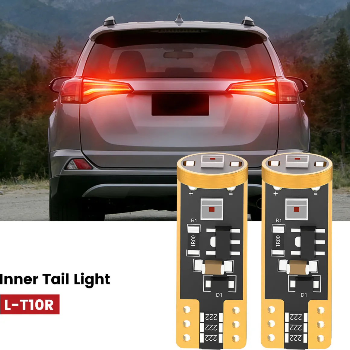 Fit for 2016-2018 Toyota RAV4 LED Bulbs Upgrade