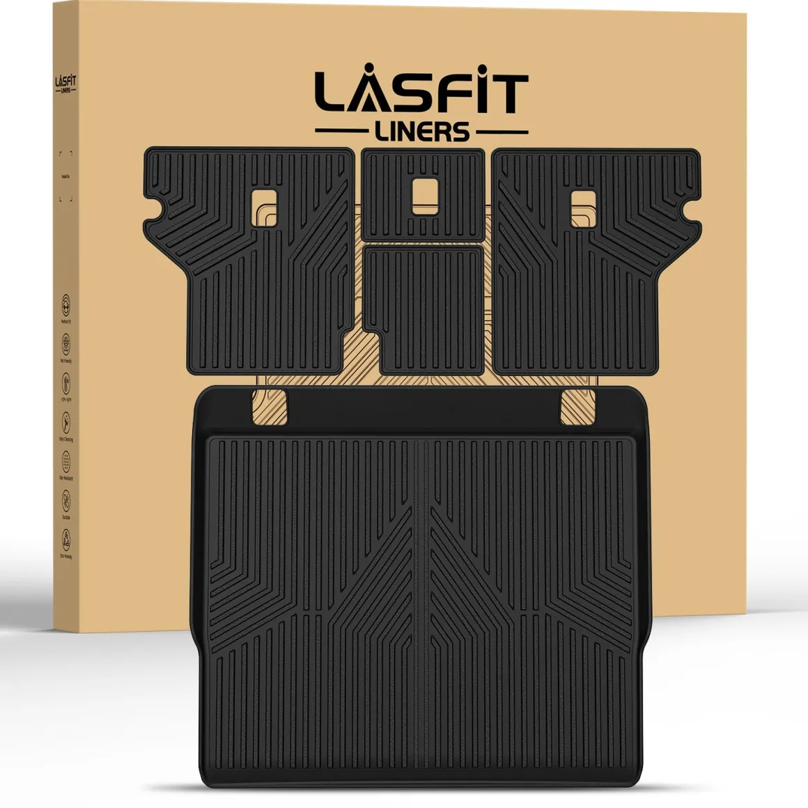 Fit for 2013-2024 Toyota 4Runner Floor Mats or Seatback & Cargo Mats