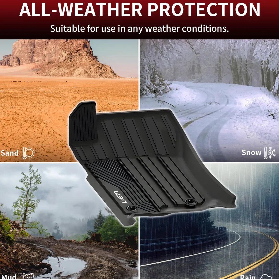 Fit for 2013-2024 Toyota 4Runner Floor Mats or Seatback & Cargo Mats