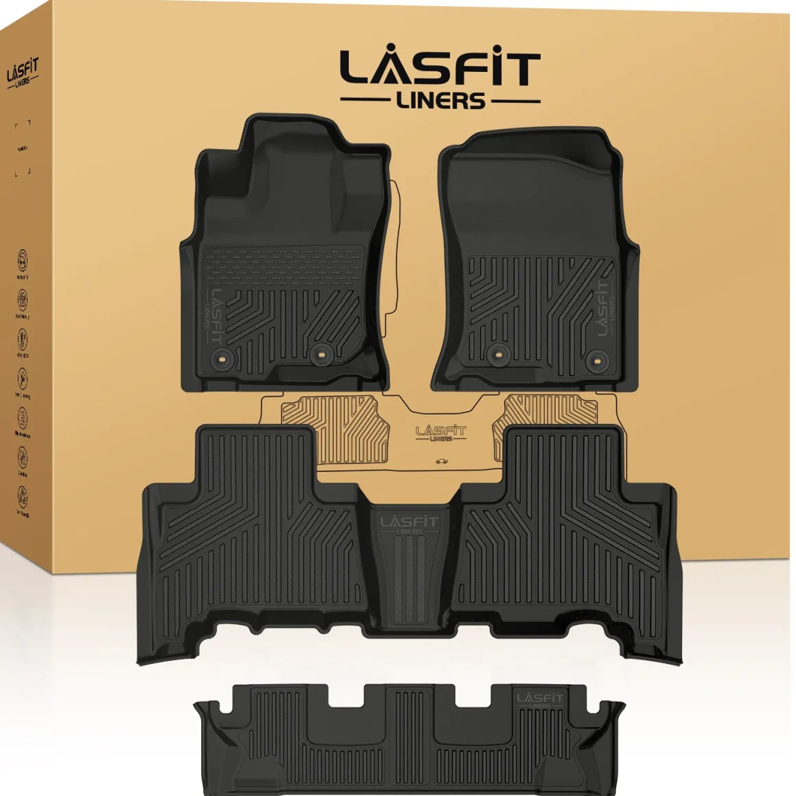 Fit for 2013-2024 Toyota 4Runner Floor Mats or Seatback & Cargo Mats