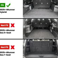 Fit for 2025-2026 Toyota 4Runner Floor Mats or Seatback Mat or Cargo Mat