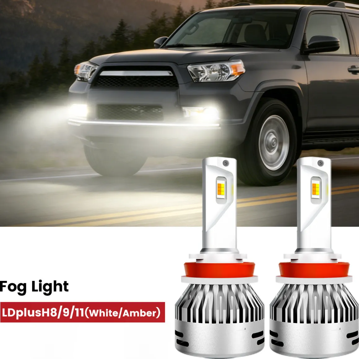 Fit for 2006-2013 Toyota 4Runner LED Bulbs Upgrade
