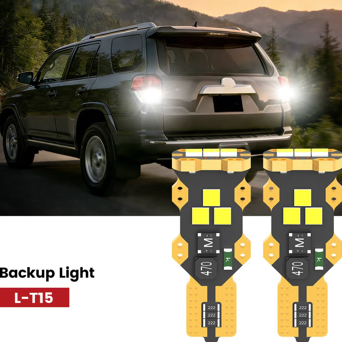 Fit for 2006-2013 Toyota 4Runner LED Bulbs Upgrade