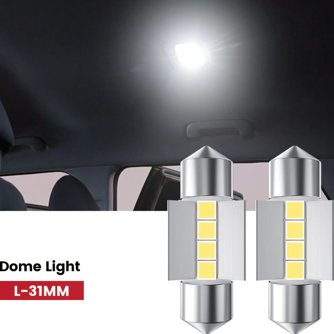 Fit for 2006-2013 Toyota 4Runner LED Bulbs Upgrade